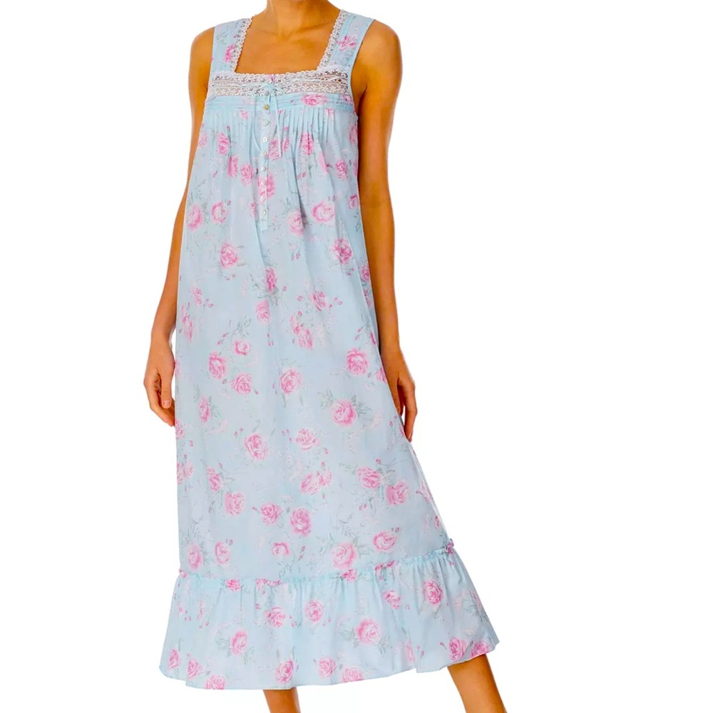 Eileen West Cotton Floral Maci Nightgown